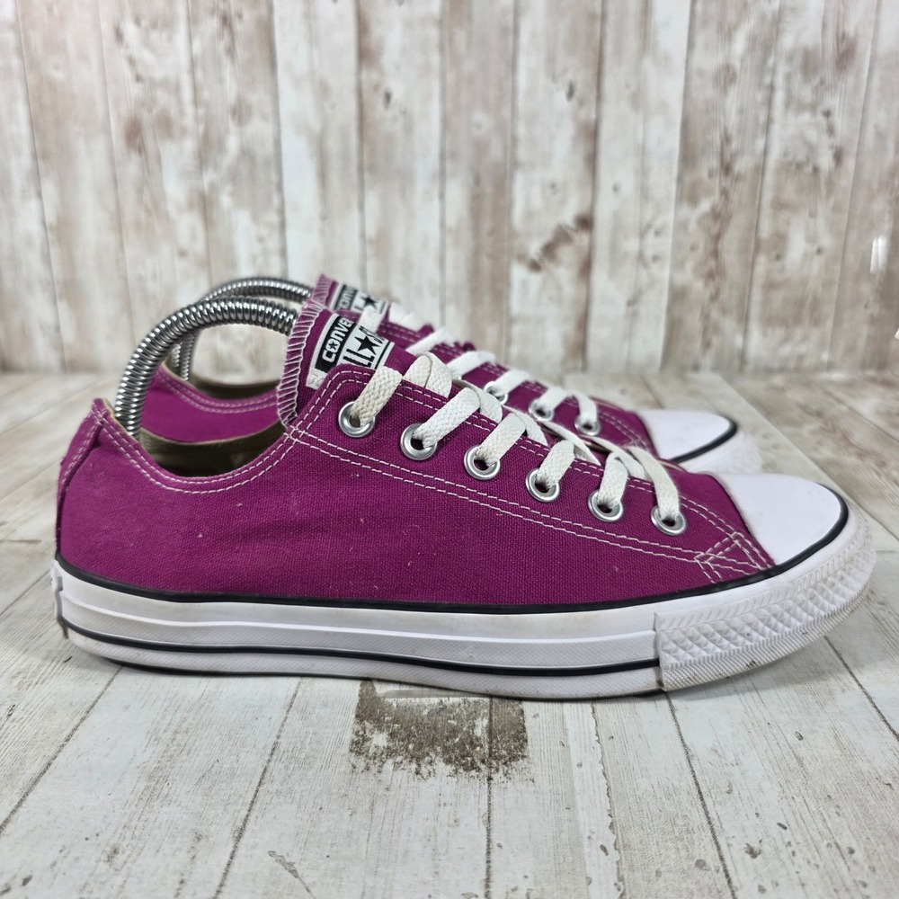 Converse Chuck Taylor All Star Low Top Magenta Purple Sneakers 149519F Womens 9